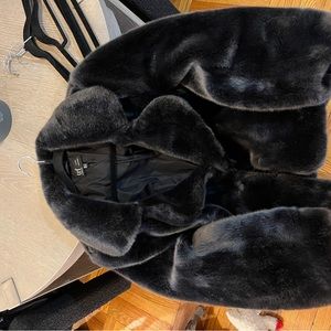 Zara faux fur jacket